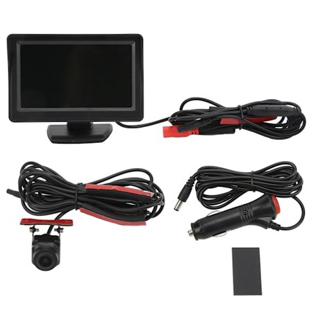 4,3 tommer Baby Bilkamera Sete Speil Kamera Monitor HD Nattsyn 10G Støtsikker Universal for bil SUV Pickup