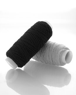 Elastischer Faden 0,5 mm/30m Weiß