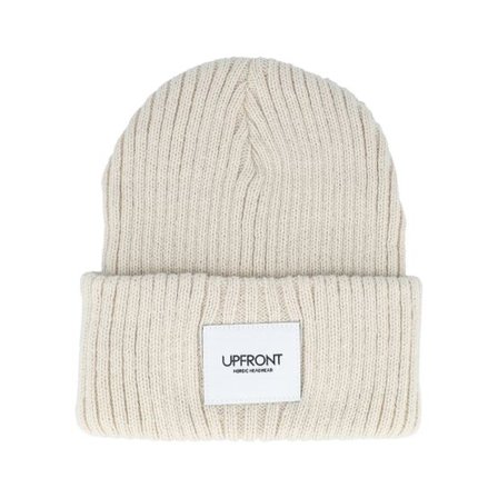 Upfront - Vit cuff Beanie - Haze Fisherman Winter Beanie Off White Cuff @ Hatstore