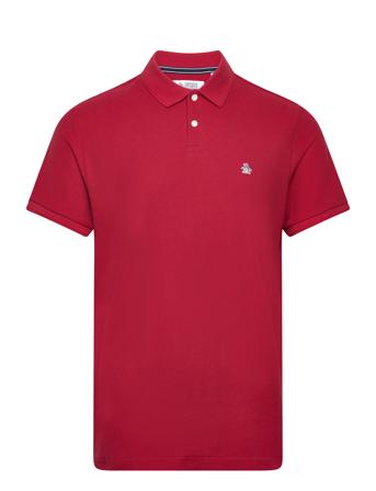 Daddy Org Piq Sticke Polos Short-sleeved Rød Original Penguin*Betinget Tilbud