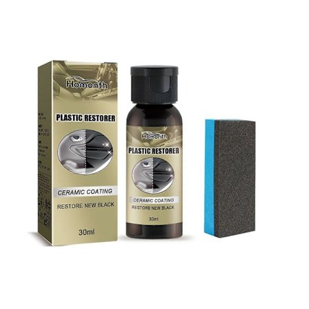 Homonth bil plastrenoveringsmedel, rengör bilens inre plastinstrumentpanel polering renovering underhåll dammtätt medel