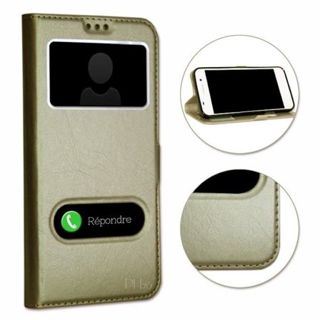 Fodral till Samsung Galaxy A71 - ELLER GULD - Extra Slim - Imiterat läder - Magnetisk - Halvstyvt