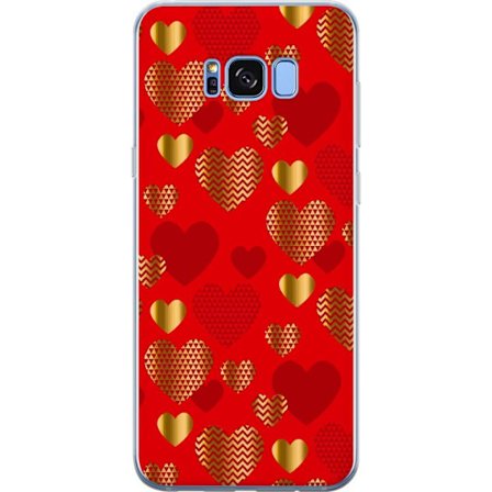 Kompatibelt Mobilskal till Samsung Samsung Galaxy S8 GoldenHearts