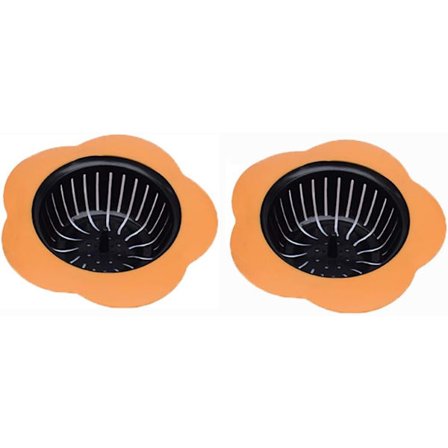 2 stk. Silikon Køkkenvask Si, Hældningsi, Aftapningsfilter