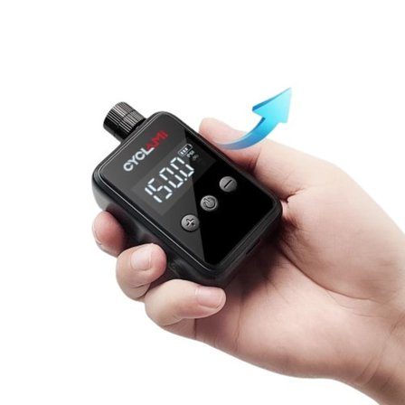 Genopladelig kompressor dæk pumpe til cykel digital måler display