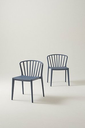 Jotex - Havestol 2-pak Blue/misty grey - VÄBY - Køb Spisebordsstole & køkkenstole hos Jotex