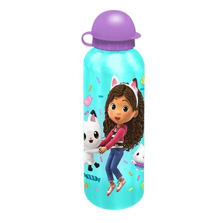 Vannflaske 500 ml Gabby's Dollhouse KiDS Licensing (turkis)