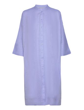 Lively Shirtdress Chambray Dresses Shirt Dresses Blå Moshi Moshi Mind*Betinget Tilbud