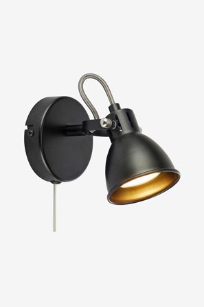 Markslöjd - Vegglampe Mion 1L - Svart - Vegglamper - Fra Homeroom