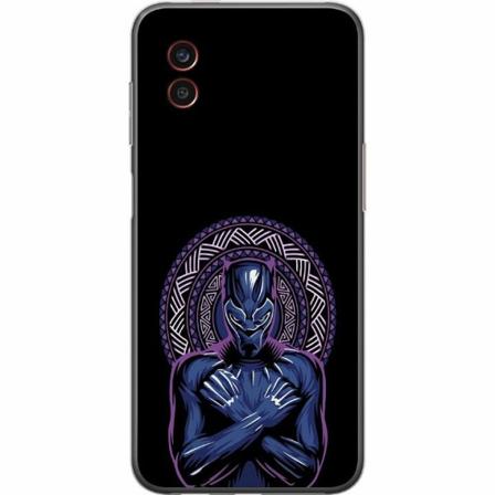 Samsung Galaxy Xcover6 Pro Genomskinligt Skal Black Panther: W