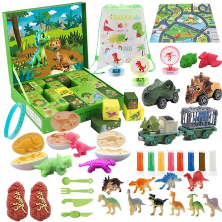 Adventskalender 2026, 24-dagars Monster Truck Julnedräkningskalender för pojkar