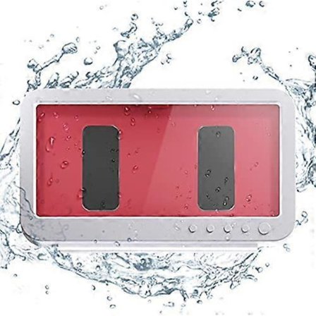 Dusj Telefonholder Baderomsveske Feste Hylle, Nyoppgradert Veggmontert Dusj Vanntett