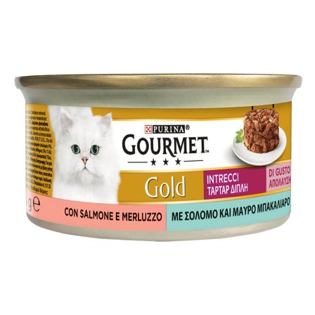 Purina Gourmet Gold Intrecci Con Salmone E Merluzzo Per Gatti