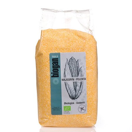 Biogan Majsgryn, polenta Ø glutenfri 1 kg, Helse & Madvarer, Gryn, Flager & Drys, Drys