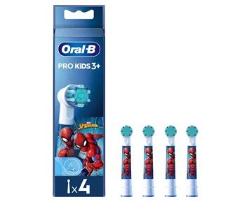 Oral-B-Spiderman 4ct-4-pk Oral-B tannbørstehoder med Spiderman-tema-Oral care-Tannbørstehoder