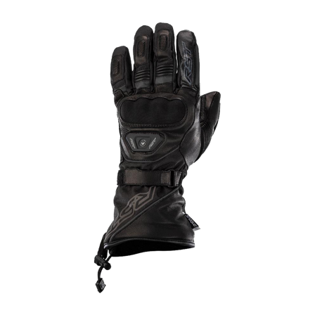 RST Paragon 6 Uppvärmda WP MC-Handskar Svart M