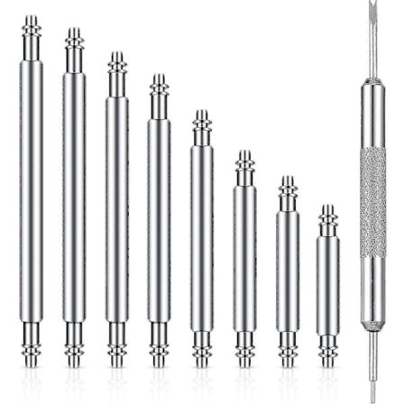 40 stk. urstifter urstænger 1,8 mm mindre stål urstift udskiftning med ur S fjernelsesværktøj