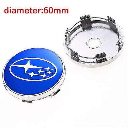 4 stk 60 mm Bilstyling Hjul Dæk Center Navkapsler Til Subaru Sti Wrx Forester Outback Impreza Legacy Xv Tribeca Tilbehør Shry