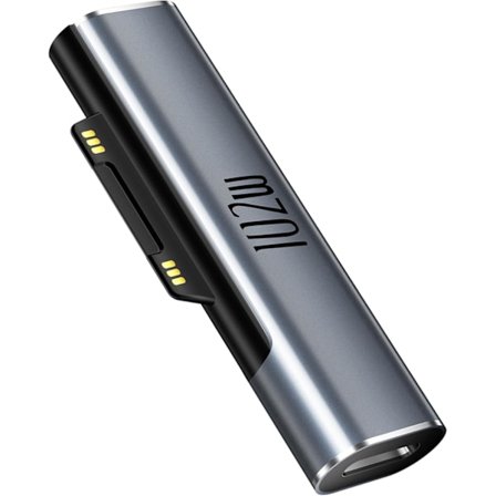 2025 Seneste Model Surface Pro Opladningsadapter, USB C Hun til Surface Magnetisk Opladningsadapter, Kræver 45W/65W/100W/102W USB-C Oplader