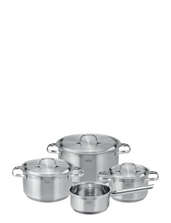 Rösle Grydesæt M/Låg Pureelements 7 Dele - Silver - 53X31X23CM x 53