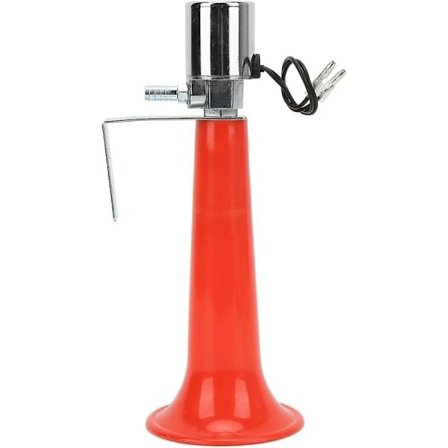 Universaali turkkilainen pilli, 12v 24v ilmasireeni kuorma-autoille 180Punainen torvi Soveltuu 12v/24v asuntovaunuille kuorma-autoille maastoautoille 