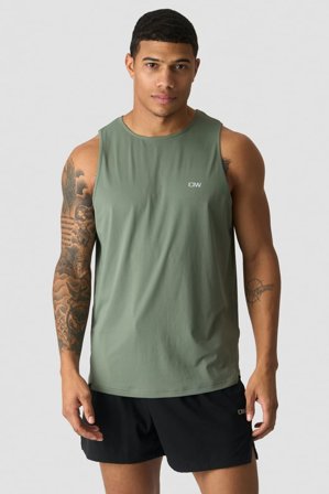 ICANIWILL - Stride Tank Top Sea Green- Tanks - Heren - sportkleding van ICIW