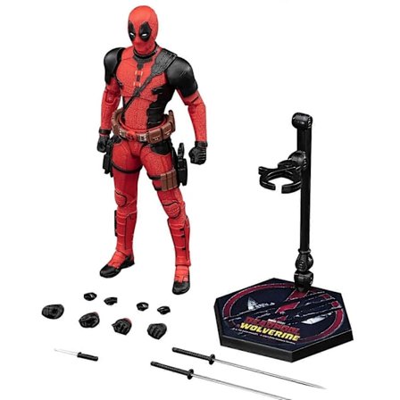 ZD Toys Deadpool & Wolverine Samlefigurer i PVC med bevegelige ledd 1:10 skala