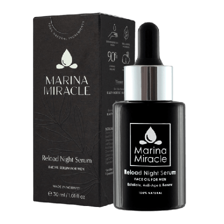 Marina Miracle Reload Night Serum & specialbehandling Herr 30 ml
