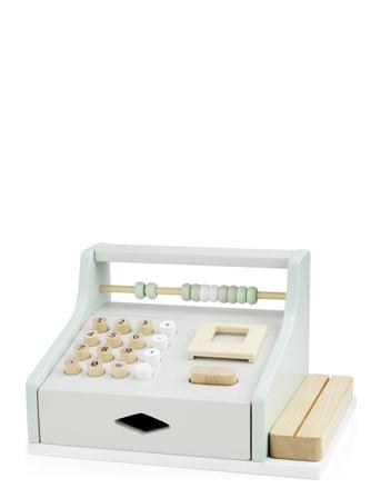 Wooden Cash Register, Fsc 100% Toys Role Play Toy Market Stalls & Accessories Vihreä Cam Cam Copenhagen