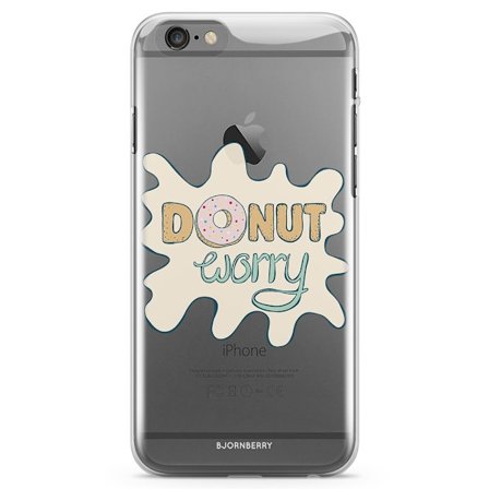 Bjornberry iPhone 6/6s TPU Skal - Donut Worry
