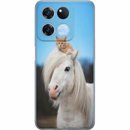 Oneplus Ace Racing Mjukt Skal - Häst & Katt