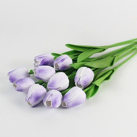 Kunstige Silke Tulipaner LYSLILLA