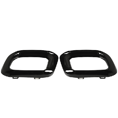 Pakoputken Kannen Koristelistat Sopii Benz GLC GLE GLS‐Class X253 C253 W167 V167 C167 X167 AMG Line 2020‐2023 Kiiltävä Musta
