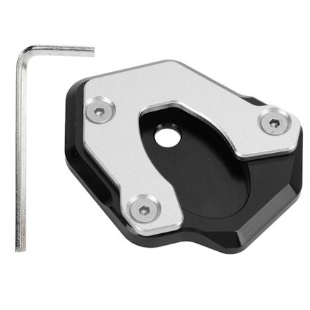 Motorcykel Støttebensforlænger Plade Aluminium Legering Erstatning for Z650 Z900 2017?2019 Sort