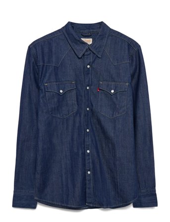 Levi's Barstow Western Standard Weste - Blue - L