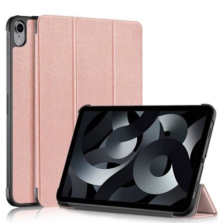 Apple iPad 10.9 2022 Slim fit tri-fold fodral - Rose Gold