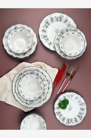 Hermia - Ruokailusetti (24 kpl) Terra - Monivärinen - Astiastot - - Homeroom