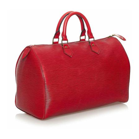 Louis Vuitton Vintage, Pre-owned Bag Rood, Dames, Maat:ONE Size,leer