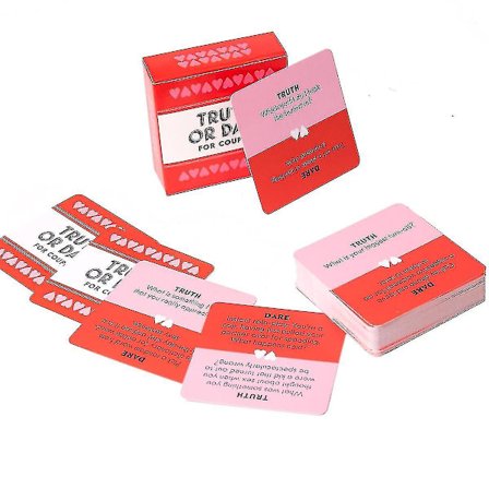 Mini Sandhed Eller Konsekvens Til Par Kort Spil Par Elskere Brætspil Selskabsspil