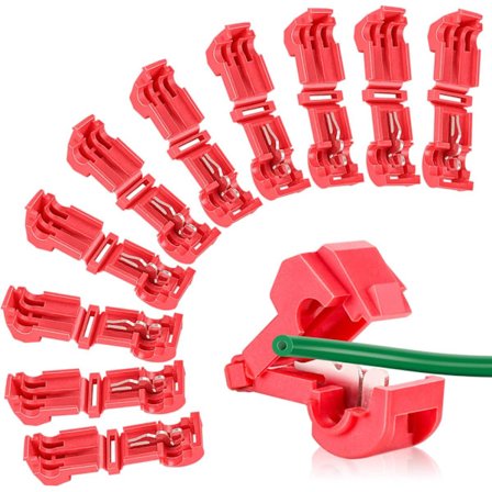 20 stk. Robotplæneklipper Terminaler Ladestation T-Connector Hurtigkobling til Husqvarna Automower, Worx, Bosch, Gardena Robotplæneklipper