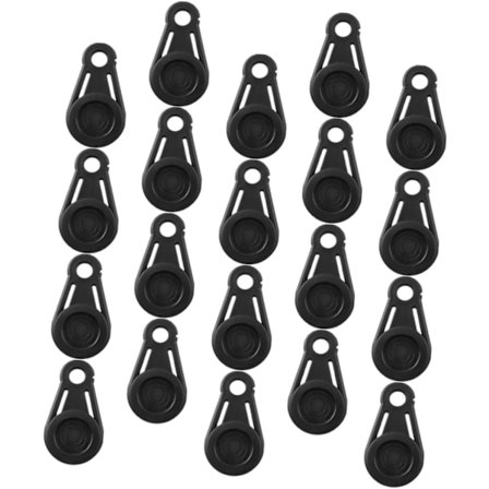20 Stycken Tältklämmor Kraftiga Slitstarka Markis- och Presenningsklämmor för Camping och Utomhusaktiviteter