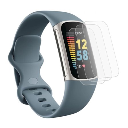 Fitbit Charge 5/6 Smartwatch Screen Protector, 3-pack