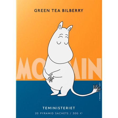 Teministeriet Moomin grönt te, blåbär | Matlagning > Skafferiet > Te | Bagaren och Kocken