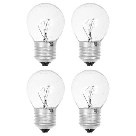 4 stk. Filamentpære Lyspære Glas Glødepærer E27 Wolfram Filamentlys