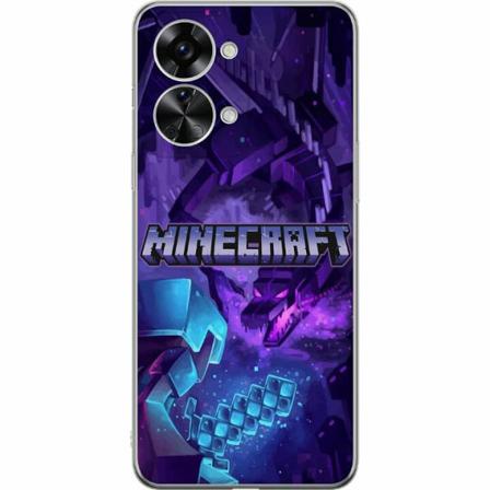 Oneplus Nord 2t Mjukt Skal - Minecraft
