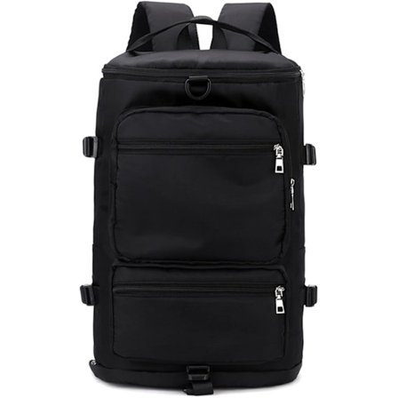 Sports Gym Taske Rygsæk med Vådt Rum & Sko Rum til Kvinder & Mænd, Holdall Duffel Taske Bagage