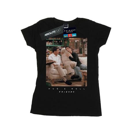 Friends Dam/Kvinnor Hug And Roll Bomull T-Shirt XL Svart Black XL