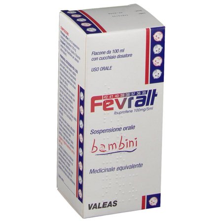 Fevral Sospensione orale Bambini 100mg 100ml