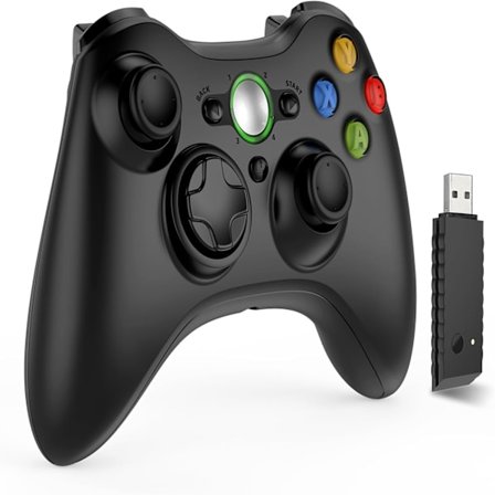 Trådløs spillkontroller for Windows PC/PS3/Android/Switch/Steam Deck, dobbel-vibrerende gamepad joystick dataspillkontroller med Turbo/Hall-utløser