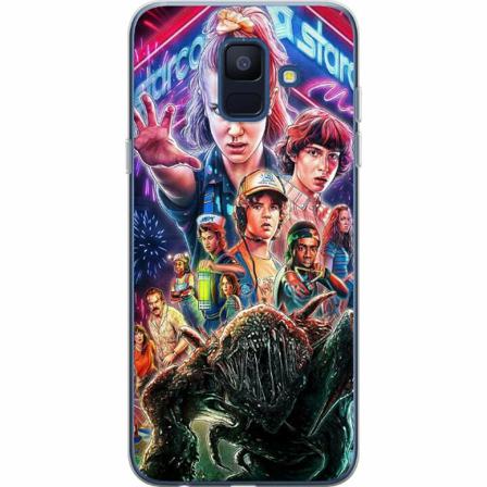 Samsung Galaxy A6 (2018) Genomskinligt Skal Stranger Things